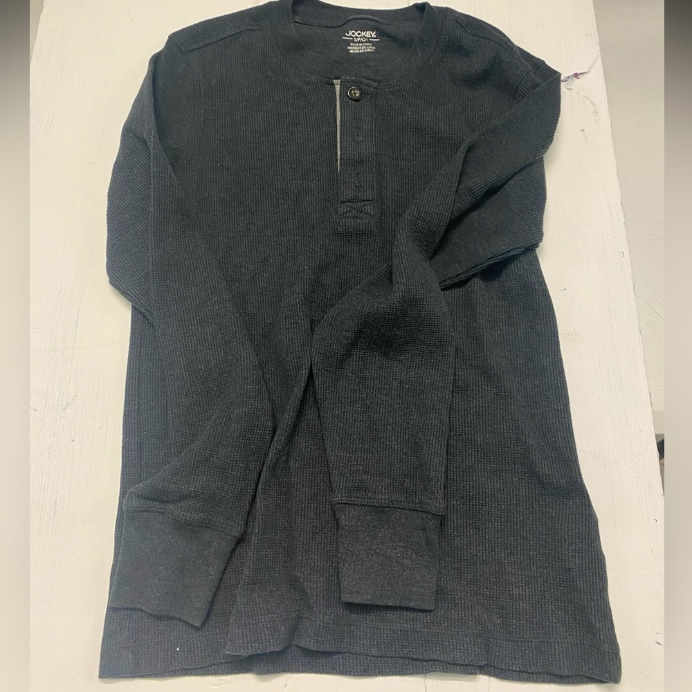 Jockey Waffle Henley, Size small